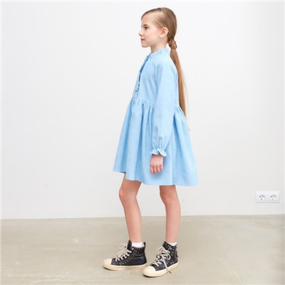 Платье для девочки MINAKU, цвет голубой, размер 116