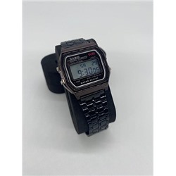 Электронные светящиеся часы будильник WR Casio (черный)