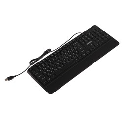 Клавиатура Smartbuy 225, проводная, мембранная, 104 клавиши, USB, черная