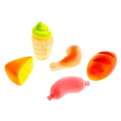 Воронеж ПКФ-игрушка СИ-628 Набор вкусные продукты (батон, мороженое, сосиска, сыр, окорочек)
