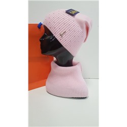 Комплект женский вязаный: шапка и снуд (free size) арт. 776044