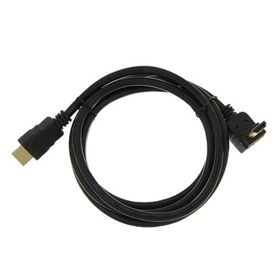 Кабель видео Cablexpert CC-HDMI490-6, HDMI(m)-HDMI(m), ver 1.4, угловой, 1.8 м, черный