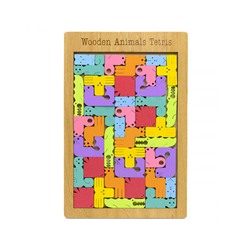Головоломка Wooden Animal Tetris