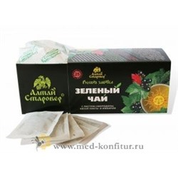 Чай  зеленый "Русская заварка" с листом смородины, хвоей пихты и имбирем