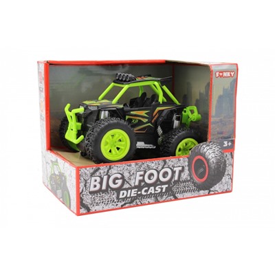 Машина пластиковая FUNKY TOYS FT61061 Багги die-cast, инерционный, зеленый, 1:24