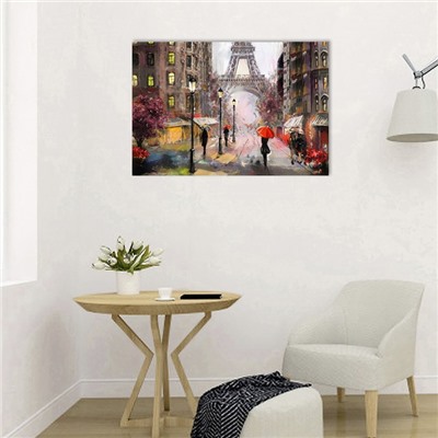 Картины на подрамнике "Дождливый Париж" 40*50 см