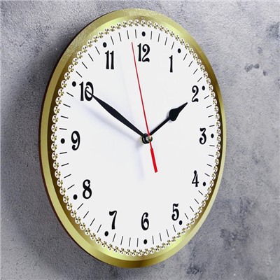 Часы настенные, серия: Классика, 24 см, микс