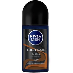 Антиперспирант Nivea Men Ultra Carbon, шариковый, 50 мл