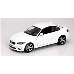 RMZ City Машина мод. 554034-WH 1:32 BMW M2 Coupe with Strip инерц., 2цв. в ассорт. (белый) 11.80х4.90х3.73см