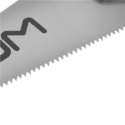 Ножовка по дереву ЛОМ, обрезиненная рукоятка, 7-8 TPI, 300 мм