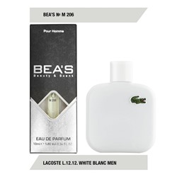 Компактный парфюм Beas Lacoste L.12.12. White Blanc for men M206 10 ml