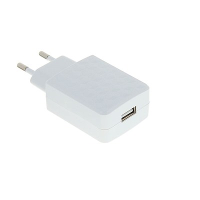 Сетевое зарядное устройство Cablexpert, USB, 2 A, белое