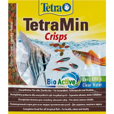 Корм TetraMin Crisps для рыб, чипсы, пакет, 12 г.