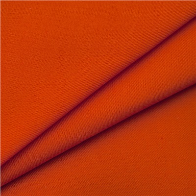 Ткань на отрез саржа 12с-18 цвет оранжевый