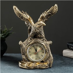 Часы настольные "Орел" 31х21х9,5 см, бронза с позолотой
