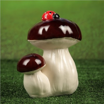 Садовая фигура "Боровик" 2 гриба, микс