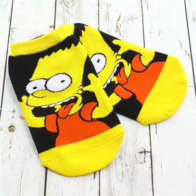 Короткие носки Р.33-38 "Симпсоны" Барт