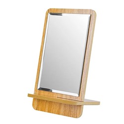 Зеркало с гранями деревянное на подставке 23 см