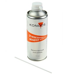 Сжатый газ для продувки пыли Konoos KAD-520F, огнебезопасный  520мл.