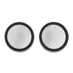 Зеркало сферическое, 50 мм, черный на блистере, набор 2 шт