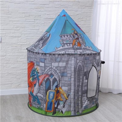 Палатка детская игровая «Замок с драконом» 100×100×135 см
