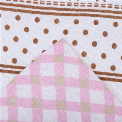 Комплект в кроватку 6 пр. "Моя лошадка", цвет розовый, бязь, хл100%