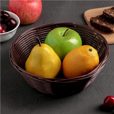 Корзинка для фруктов и хлеба Доляна «Шоко», 20×20×7 см