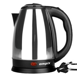 Чайник электрический Ampix AMP-1335, 1500 Вт, 1.8 л, серебристый