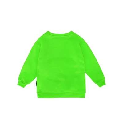 Свитшот для мальчика, рост 80 см, цвет неоновый - зеленый