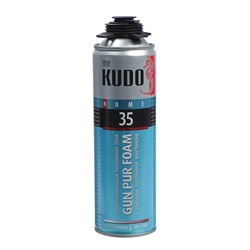 Монтажная пена KUDO HOME35, профессиональная, всесезонная, до 35 л, 650 мл