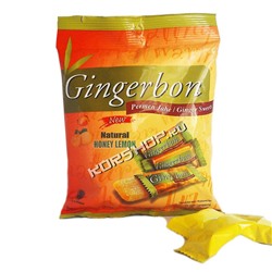 Имбирные конфеты с мёдом и лимоном Gingerbon 125г Акция