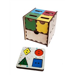 Комодик-куб «Фигуры цвет»