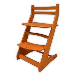 Растущий стул «Вырастайка» регулируемый, оранжевый