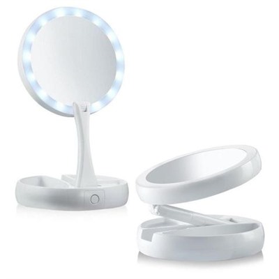 Косметическое настольное зеркало с подсветкой MY FOLDAWAY MIRROR
