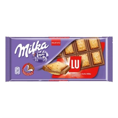 Шоколад Milka LU 87гр (плитка) (Германия) арт. 816129