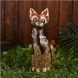 Интерьерный сувенир "Кошка с черепашками" 30 см