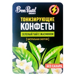 Тонизирующие конфеты «Зеленый чай с жасмином» Energy Bon Pastil, 12 г