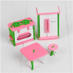 Мебель для кукол «Кухня с холодильником»