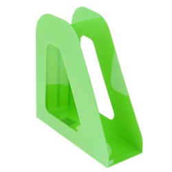 Лоток для бумаг вертикальный «Фаворит», зеленый KIWI
