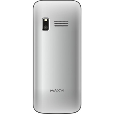 Мобильный телефон Maxvi X800, серебристый