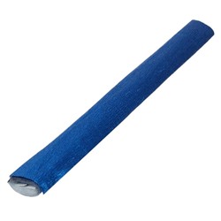 Бумага крепированная 50 х 150 см, плотность - 60 г/м, в рулоне, синий металл (сапфир)