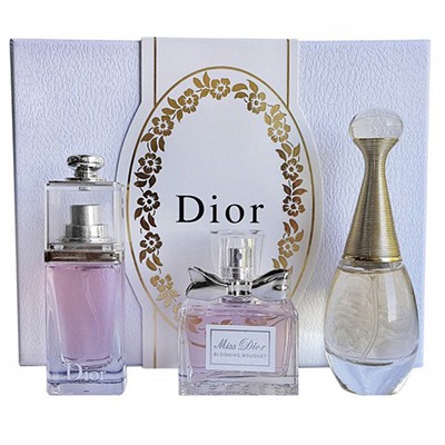 Подарочный набор Christian Dior For Women 3x30 ml