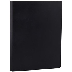Папка с пластиковым скоросшивателем А4 Calligrata, чёрная, корешок 14 мм, до 100 листов, 500 мкм