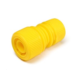 Муфта переходная, для шлангов 1/2" (12 мм) – 3/4" (19 мм), цанговое соединение, ABS-пластик