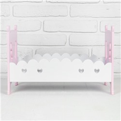 Кровать для кукол "Для принцессы" 41,5×25,5×27 см
