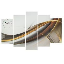Часы настенные модульные «Абстракция», 80 × 140 см