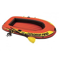 Лодка надувная трехместная Intex Explorer-Pro-300 58358