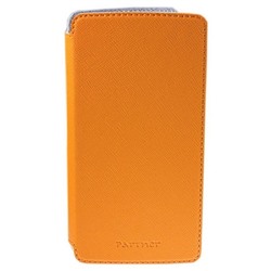 Чехол Partner Book-case 4,5", оранжевый  (размер 7*13.5 см)