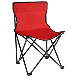 Кресло туристическое, складное, до 50 кг, размер 35 х 35 х 56 см, цвет красный