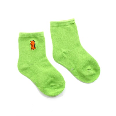 Детские носки 3-5 лет 15-18 см "Динозаврики" Зеленые